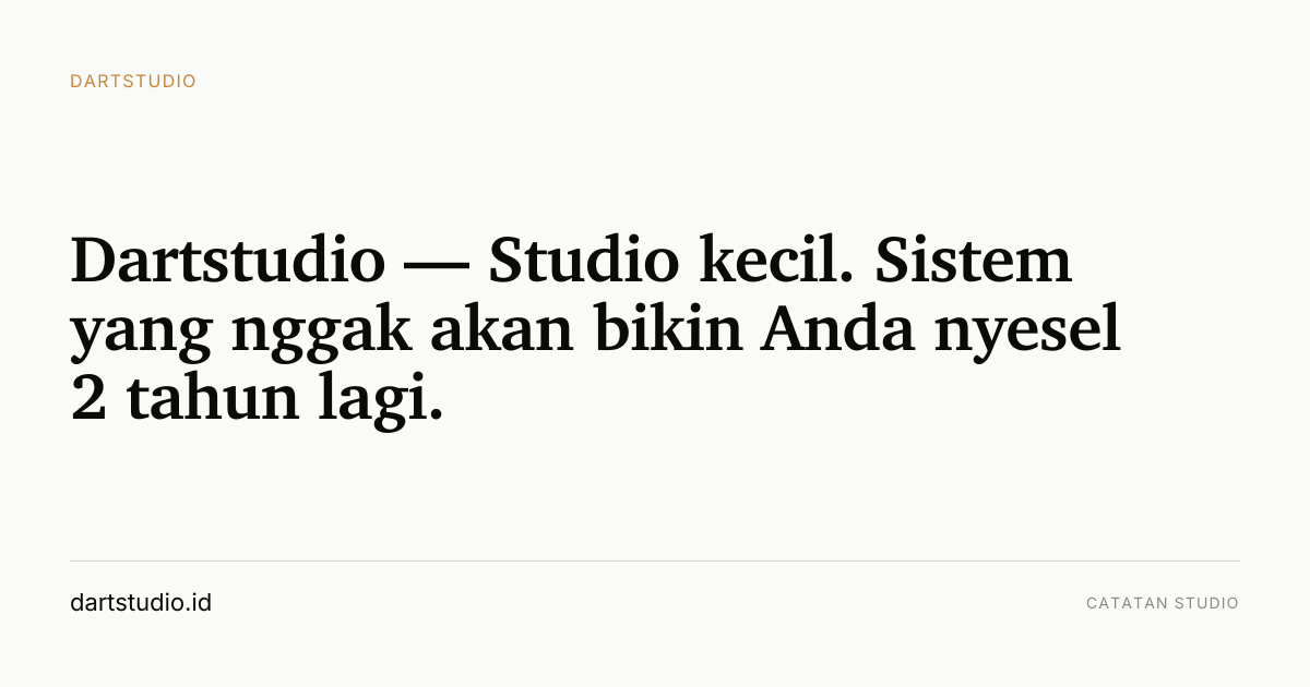 D'Art Studio SAWANGAN: Solusi Teknologi yang Tak Pernah Bikin Anda Nyesel